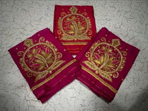 Aari work Silk Blouse