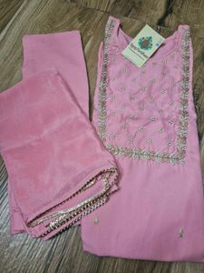 Elegant Pink Kurta Set with Dupatta