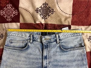 Stylish Acid Wash Denim Shorts