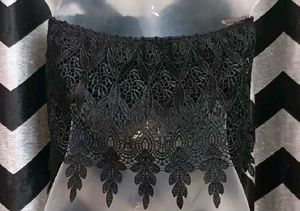Lace Bandeau Crop Top