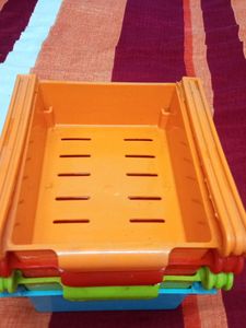 Fridge Organizer Pack Of 4 Different Colors