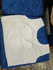 Elegant White Embroidered Outfit