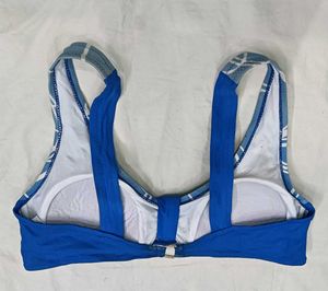 Stylish Blue🔥 Pattern Bikini Top