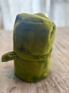 bunny with avocado pouch