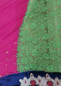 Pink &amp; Green Indian Outfit