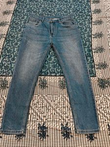 Men's Relaxed Fit Blue Denim Jeans