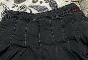 Black Pleated Skirt