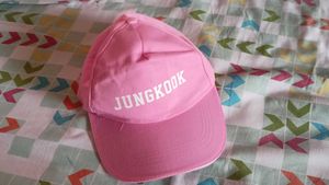 Jungkook Pink Baseball Cap
