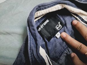 Men's Blue Denim Shirt