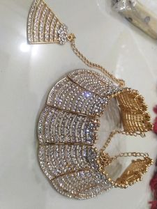 Without Earings Only Set With Tikaset