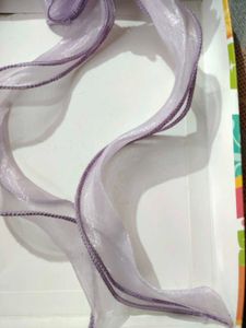 Elegant Lavender Bow Hair Accessory