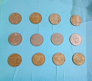2 & 1 Ruppee Coins Good For Collection