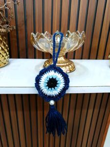Handmade Crochet Evil Eye Hanging