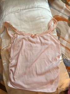 Savana Blush Pink Lace Cami | Soft Y2K Aesthetic