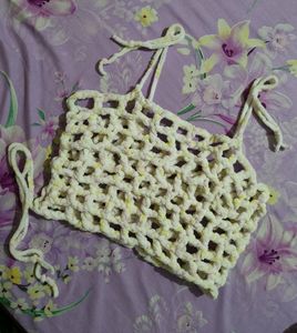 Fur Crochet Top