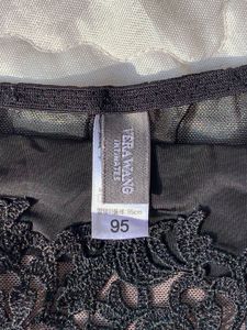 Black lace trim panty