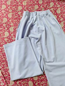 Light Blue Wide Leg Pants