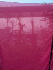 Embellished Magenta Dupatta