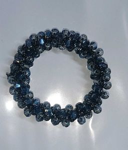 Crystal Scrunchie Hair Tie