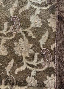 Embroidered organza Saree