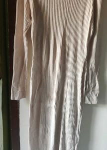 H&amp;M Ribbed Knit Midi Dress