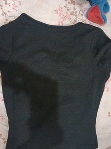 Chic Black V-Neck Top