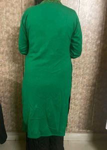 Embroidered Woollen Kurta