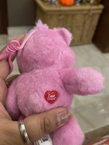 Cute Pink care Bear Keychain
