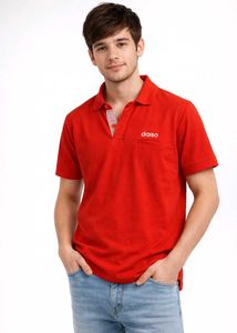 Men's Red Daiso Polo T-Shirt