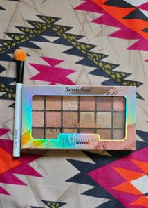 Seves seas Nude eyeshadow palette  + Colorbar brus