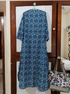 Blue Printed Kurta