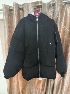 Stylish Black Puffer Jacket