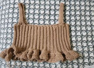 Crochet Crop Top handcrafted by me