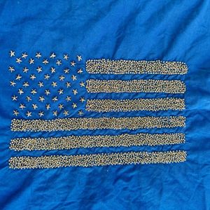 Blue American Flag T-Shirt