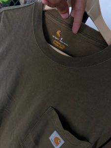 Carhartt Men's Olive Pocket T-Shirt