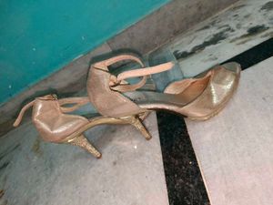 Sparkly Rose Gold Heels