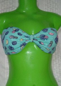 Floral Bandeau Bikini Top
