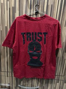 Maroon TRUST Graphic Tee