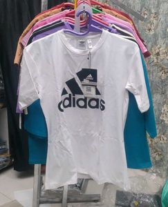 Adidas White T-Shirt