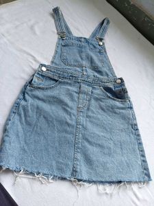 Denim Overall Skirt