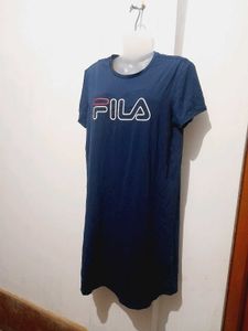 Fila Navy Blue T-Shirt Dress