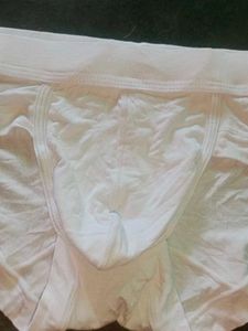 Men's White Trunks Underwear