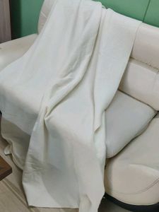 Cozy Cream Throw Blanket