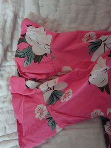 Vibrant Floral Print Twist Front Blouse