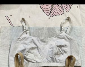 White Slip on BraWith Freebie 😃🌸
