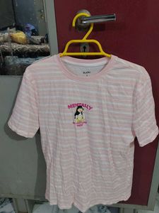 Cute Striped Graphic T-Shirt