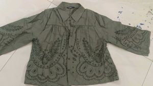 New Green Printed Kurta Set