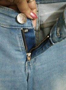 Light Blue Summer Jeans For Girls/Women
