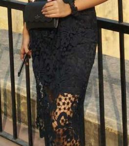 black skirt