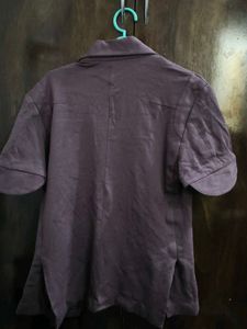 Purple Short Sleeve Shirt